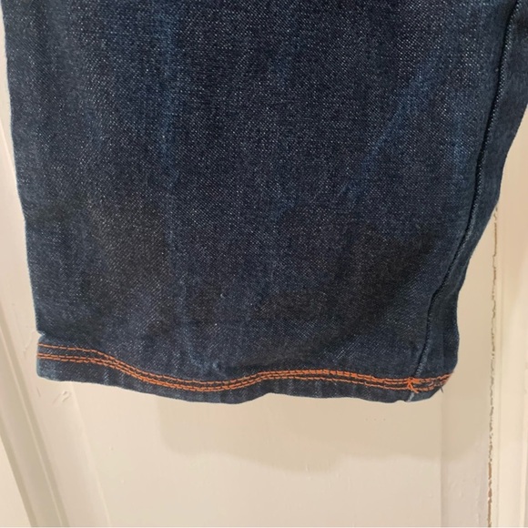 Marithe Francois Girbaud Crazy Color Stitching Jeans Denim Straight Leg Size 31 - Picture 5 of 13